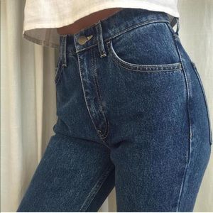 American apparel high waisted skinny jeans